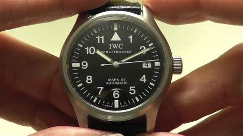 iwc mark xv on camel grain|mark xv vs iwc xvi.